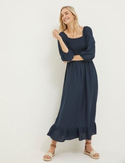 Fatface Womens Textured Midi...