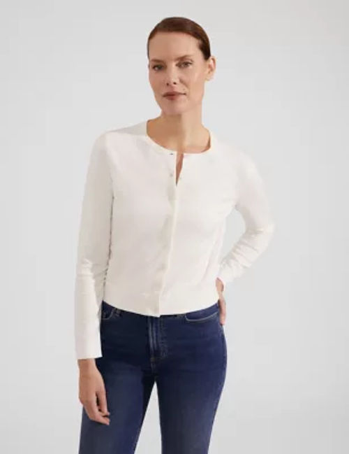 Hobbs Womens Cotton Rich Crew...