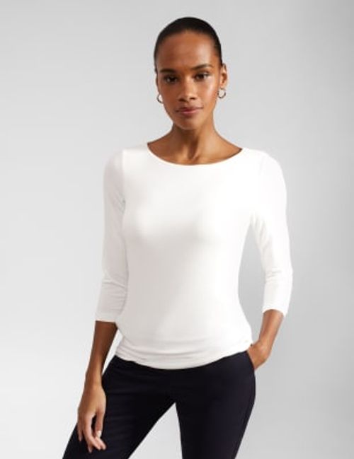 Hobbs Womens Crew Neck 3/4...