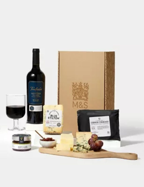 M&S Red Wine & Cheese Gift Box