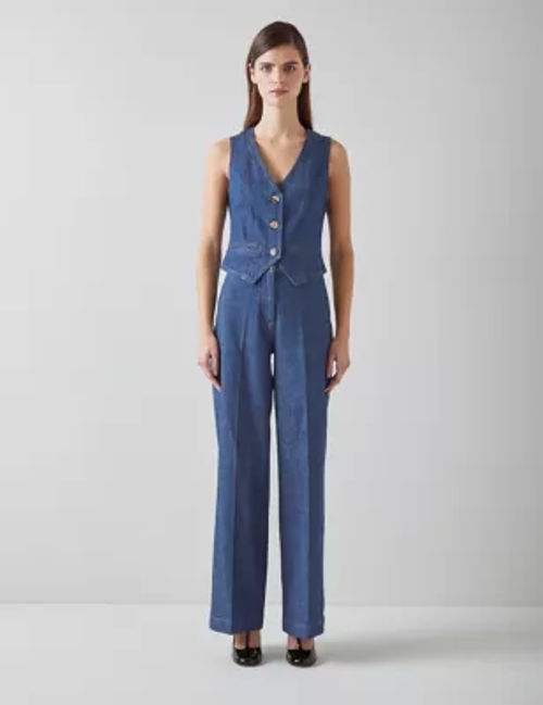 Lk Bennett Womens Denim Wide...