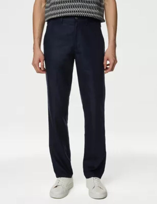 M&S Men's Regular Fit Linen...