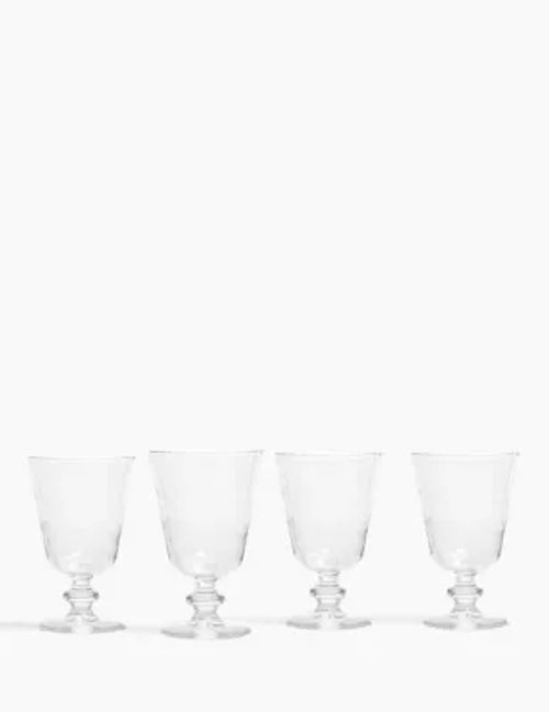 Set of 4 Maxim Prosecco Glasses, M&S Collection