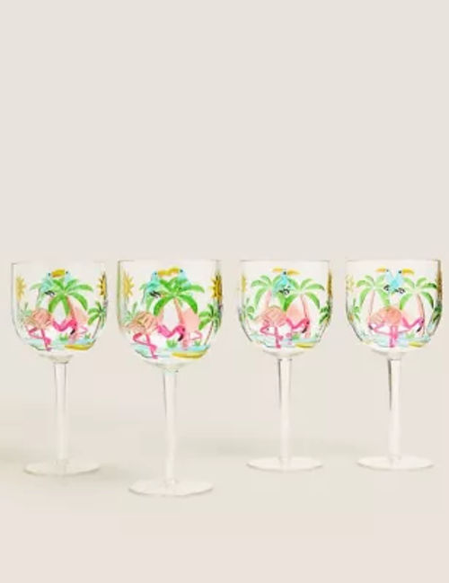 Set of 4 Maxim White Wine Glasses, M&S Collection