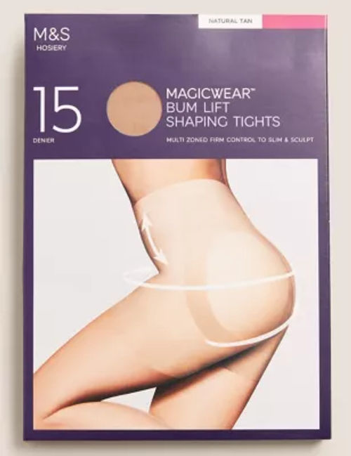 Tan Brown Bum/Tum/Thigh Matt Shaping Tights