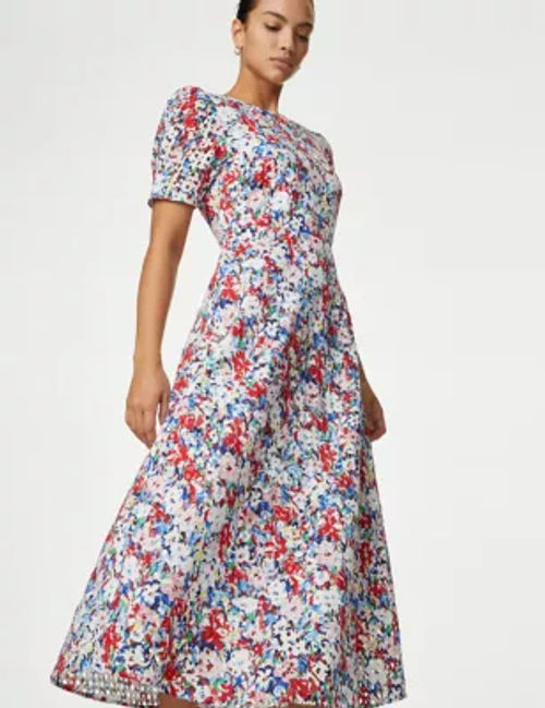 M&S Womens Pure Cotton Floral...