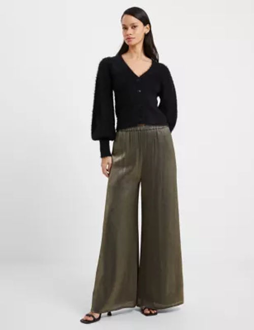 Elasticated Waist Wide Leg Trousers, Finery London