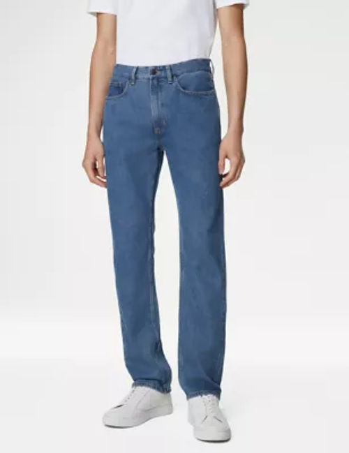 M&S Men's Straight Fit Pure...