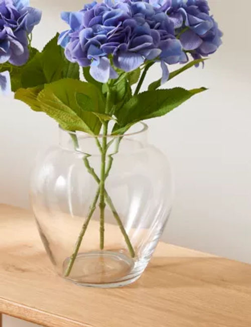 M&S Large Urn Vase - Clear,...