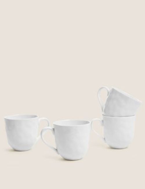 M&S Set of 4 Artisan Mugs -...