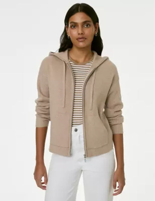 M&S Women's Soft Touch Zip Up...