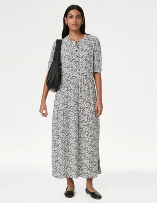 M&S Women's Printed Round...