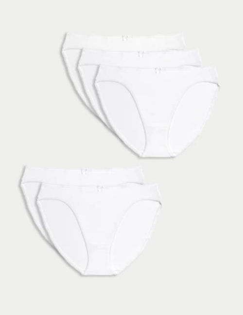 M&S Women's 5pk Cotton Rich...