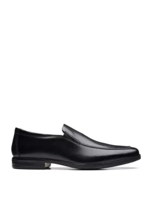 Clarks Mens Leather Slip-On...