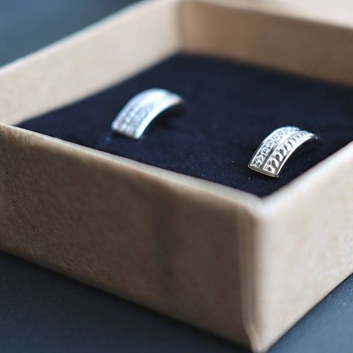 Silver Ear Cuff Earrings No...