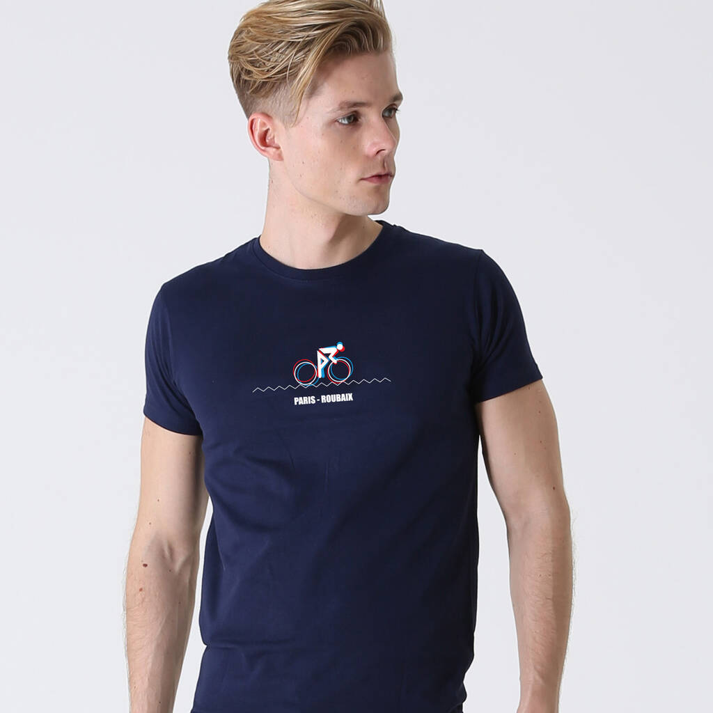 Paris Roubaix Navy Cycling T Shirt 32.00 Port