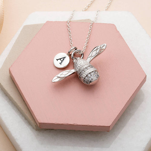 Personalised Silver Bee...