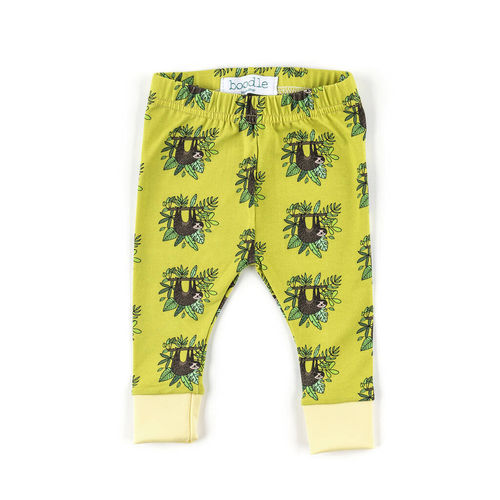 Organic Sloth Baby Leggings