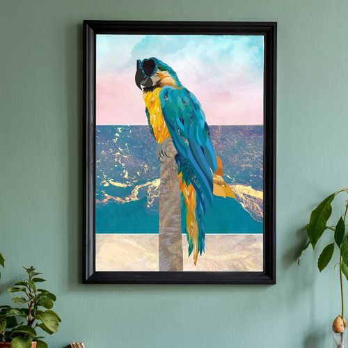 Custom Summer Print Macaw...