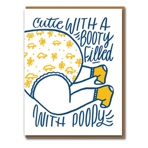 Poopy New Baby Card