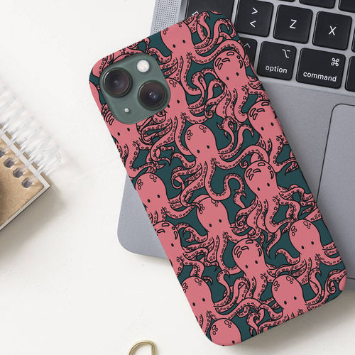 Octopus Phone Case, Teal