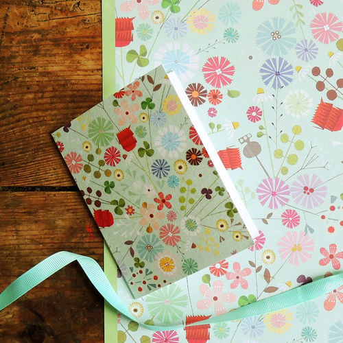 Mini Floral Greetings Card