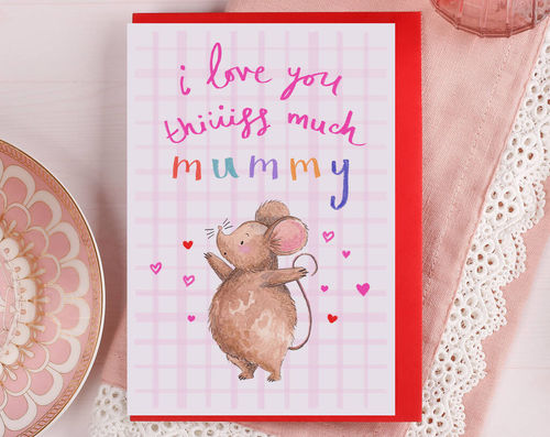 Cute Mouse Mummy Valentine...