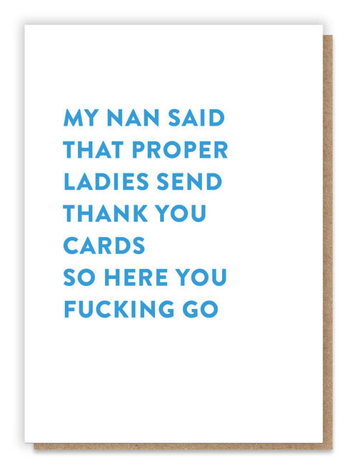 Nan Said Card