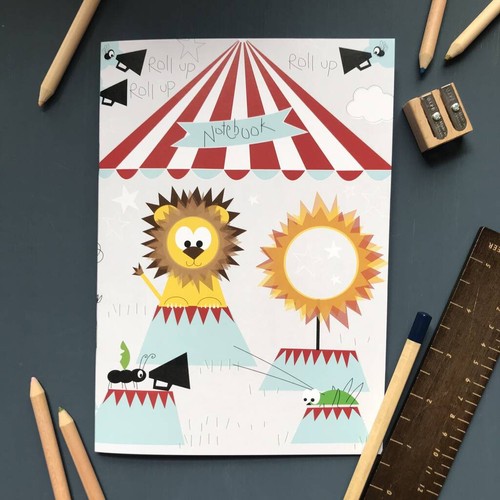 Circus Lion A5 Notebook Or...