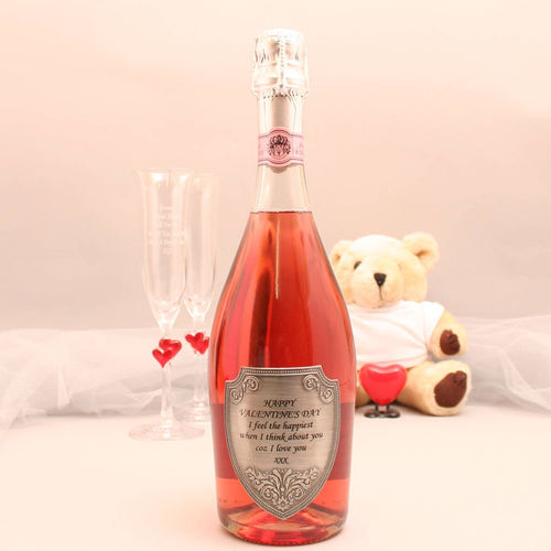 Sparkling Rose Wine With...