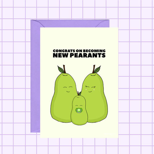 Pearants Baby Card