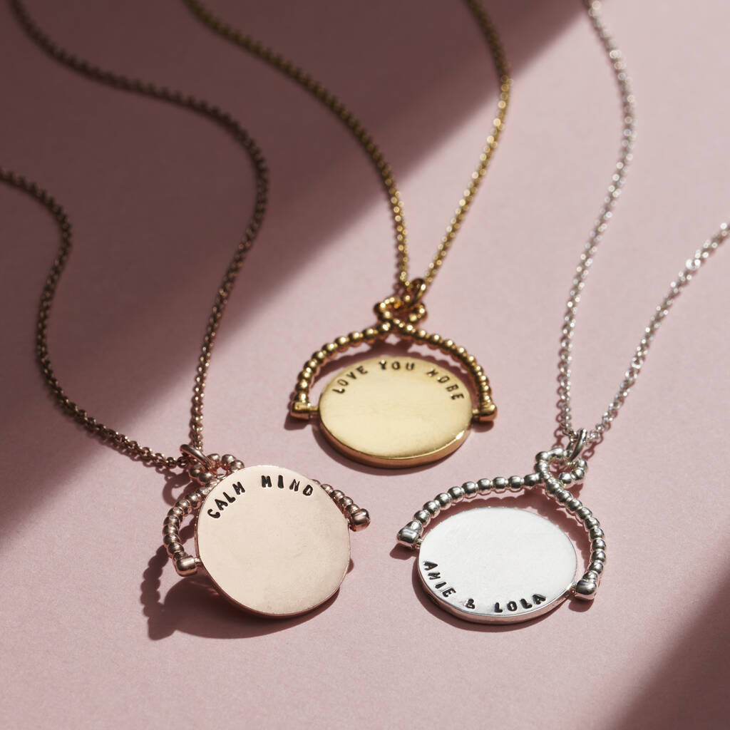 Not on the high street personalised necklace deals
