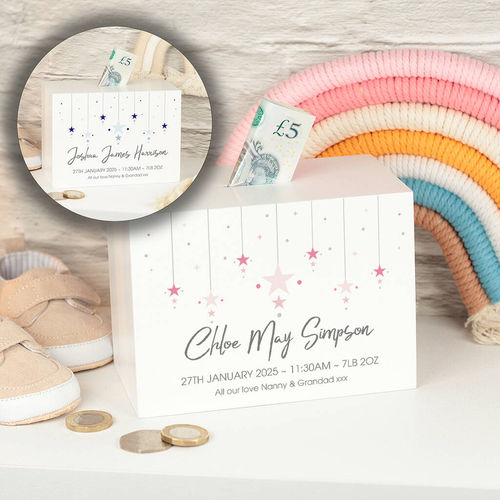 Personalised Stars New Baby...