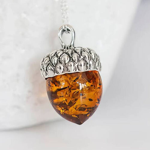 Sterling Silver Baltic Amber...