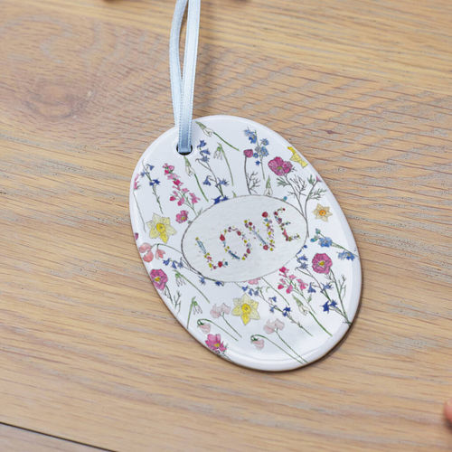 Fully Floral Egg Shaped...