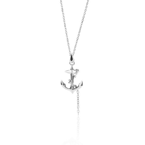 Black Sea Anchor Pendant In...