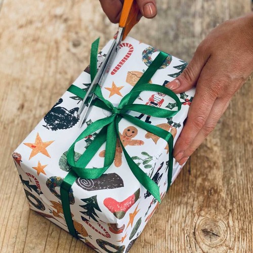 Christmas Festivities Wrapping Paper