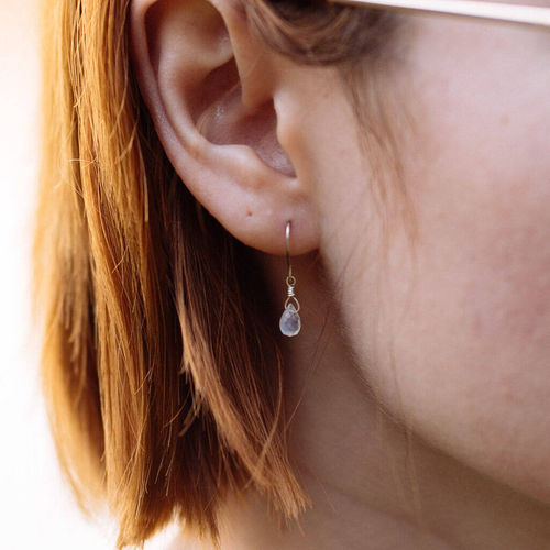 Moonstone Recycled Sterling...