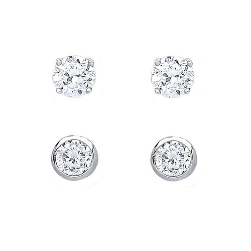 Double Earring Set Of Round...