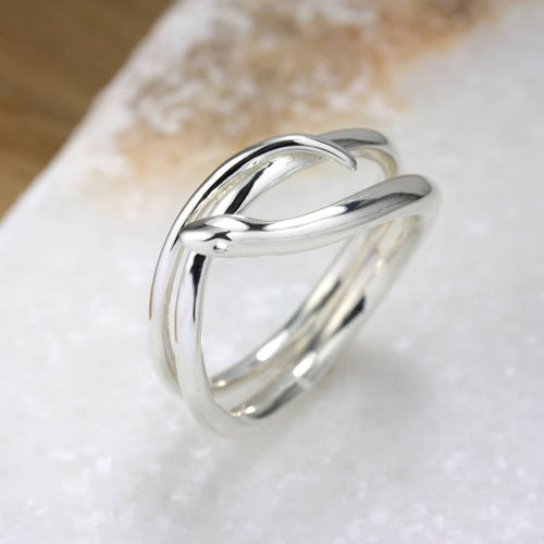 Coiled Snake Ring With...