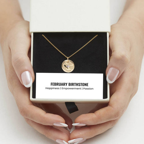 February Birthstone Necklace...