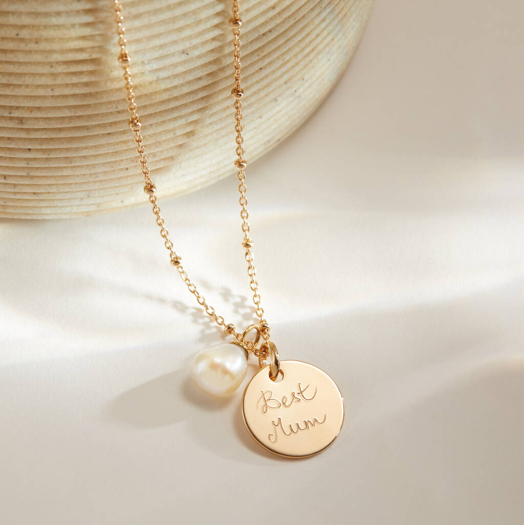 Personalised Pearl Name Necklace – Custom Jewellery Australia