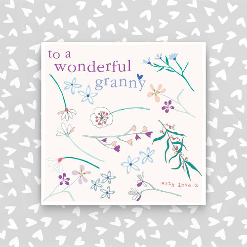 Wonderful Granny Birthday Card