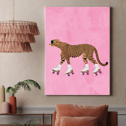 Custom Cheetah Rollerskating...