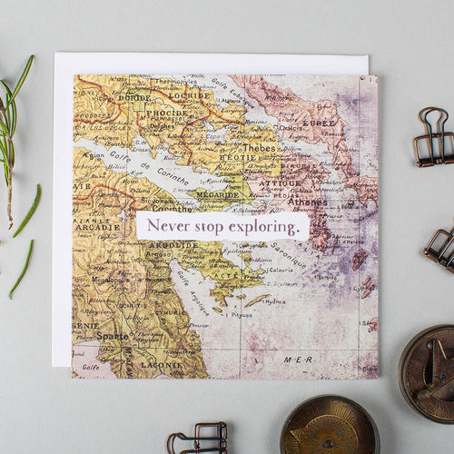 'Never Stop Exploring'...