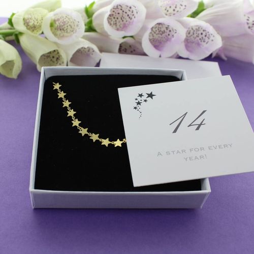 14th Birthday Gold Plated...