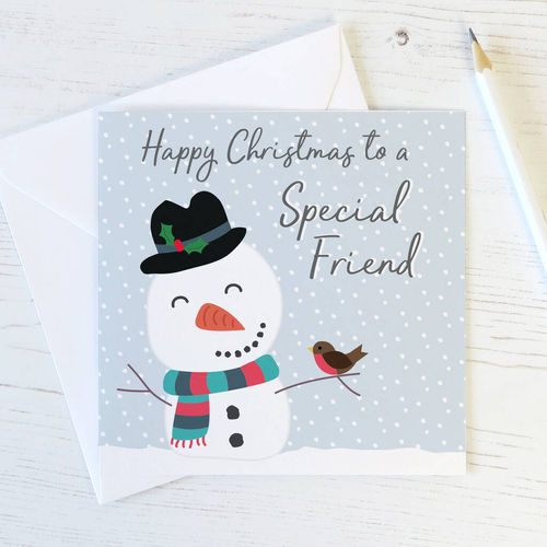 Special Friend Christmas Card