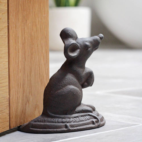 Metal Mouse Doorstop