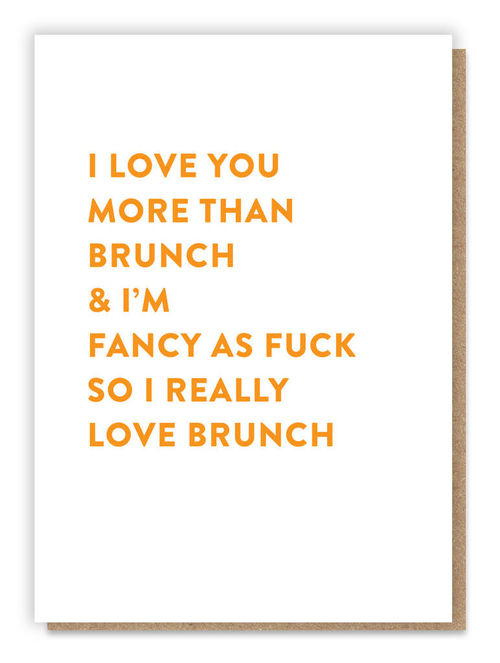 Brunch Card