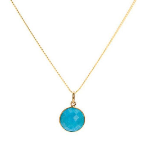 18ct Gold Turquoise Throat...